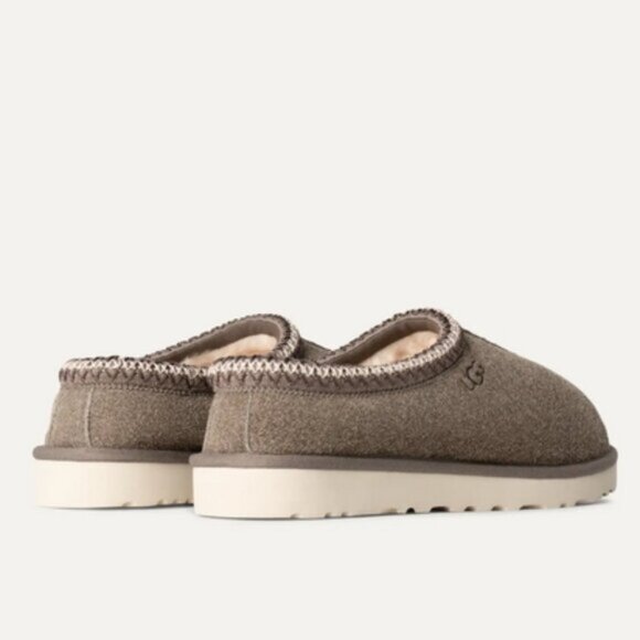 UGG Men's Tasman Shaggy Suede Slippers - Picture 4 of 8